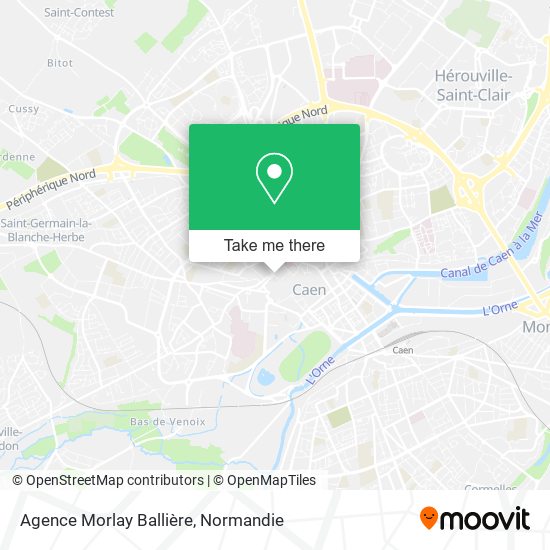 Mapa Agence Morlay Ballière
