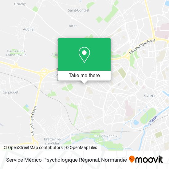Mapa Service Médico-Psychologique Régional