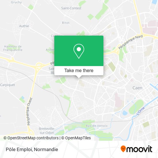 Pôle Emploi map