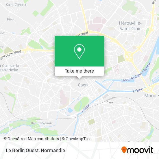 Le Berlin Ouest map