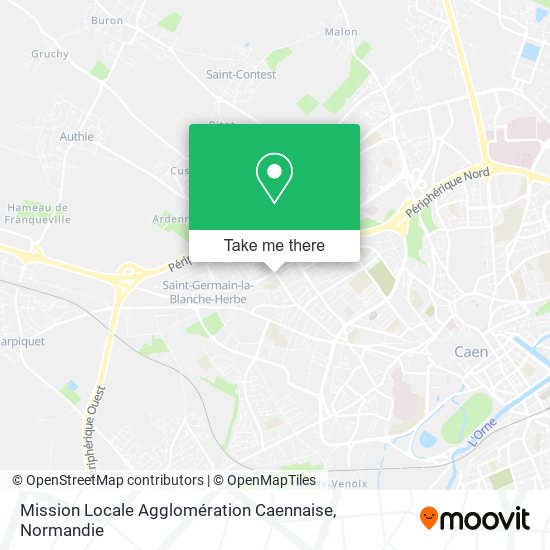 Mission Locale Agglomération Caennaise map