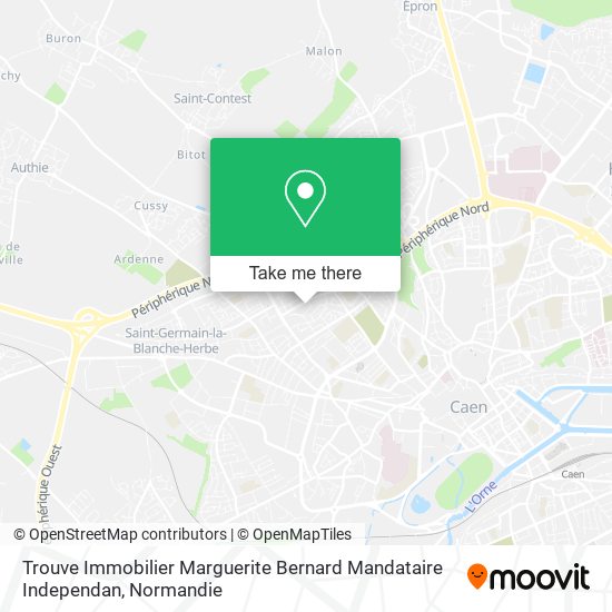 Trouve Immobilier Marguerite Bernard Mandataire Independan map