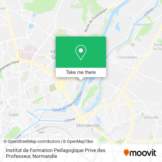 Institut de Formation Pedagogique Prive des Professeur map