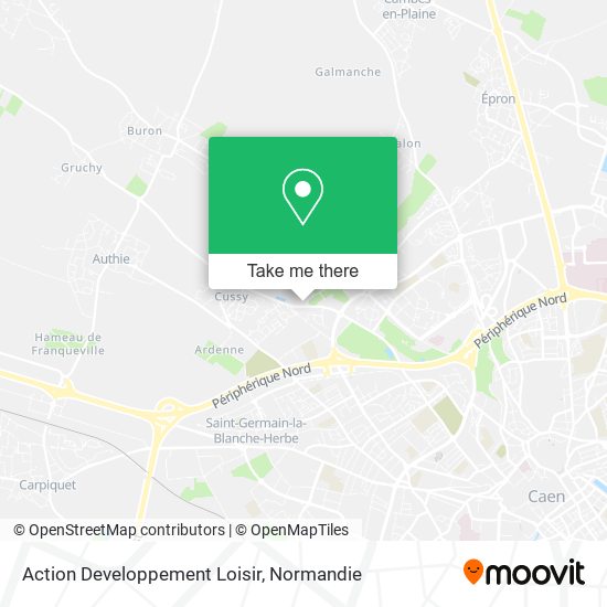 Action Developpement Loisir map