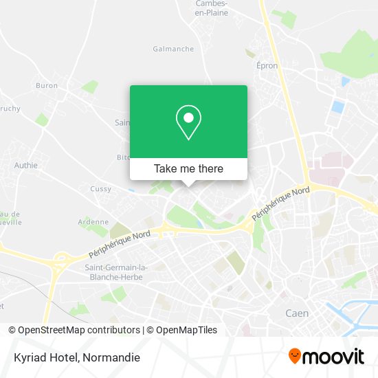 Kyriad Hotel map