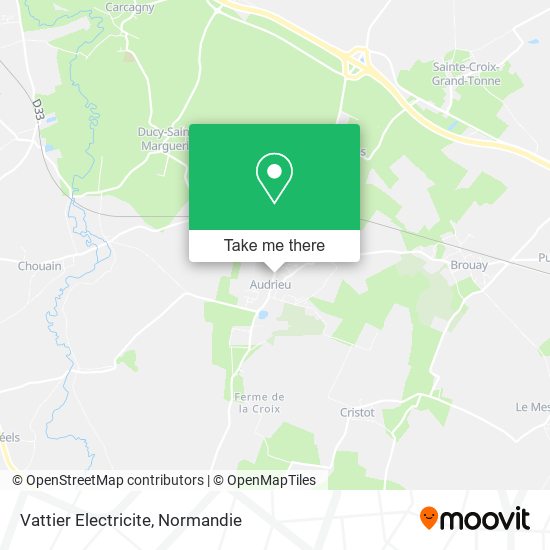 Vattier Electricite map