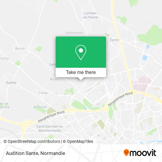 Audition Sante map