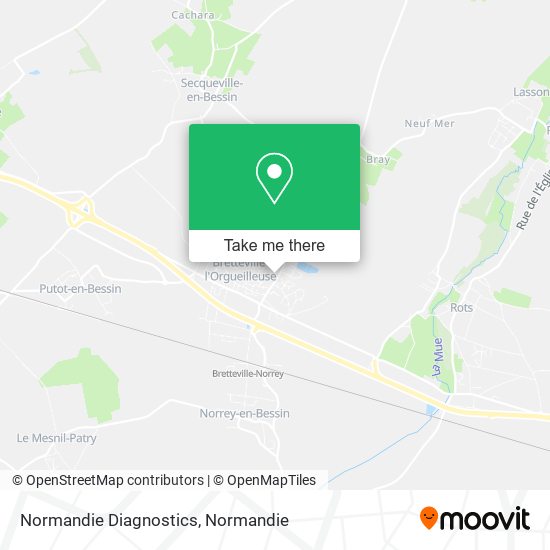 Normandie Diagnostics map