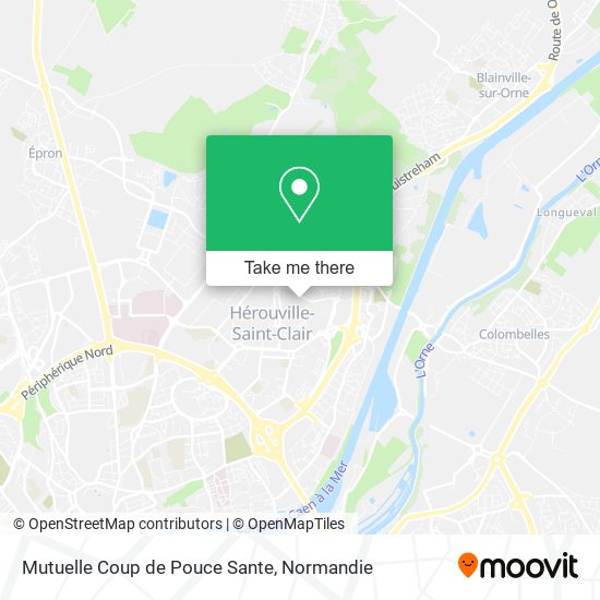 Mutuelle Coup de Pouce Sante map