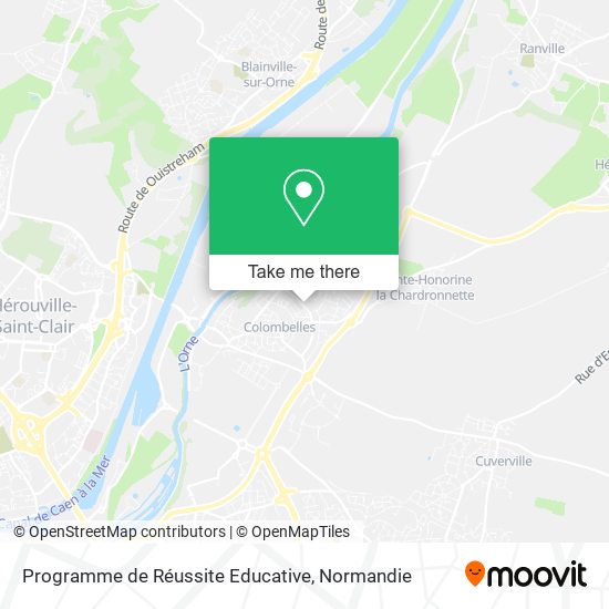 Programme de Réussite Educative map