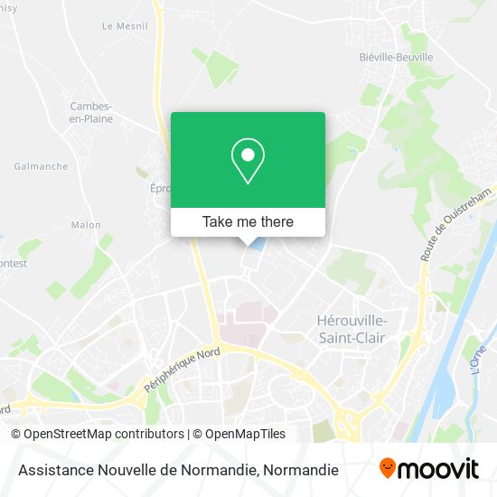 Mapa Assistance Nouvelle de Normandie