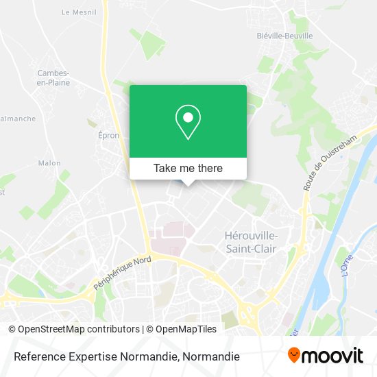 Mapa Reference Expertise Normandie