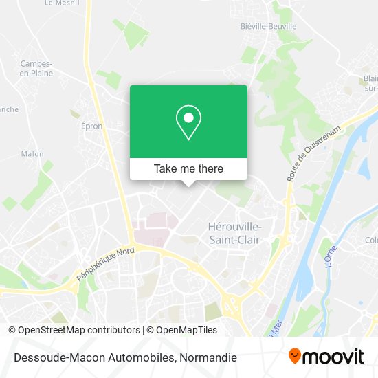 Mapa Dessoude-Macon Automobiles