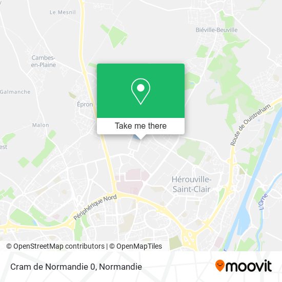 Mapa Cram de Normandie 0