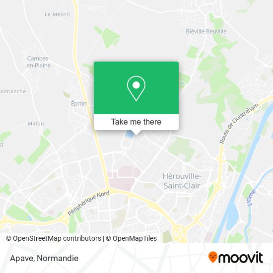 Apave map