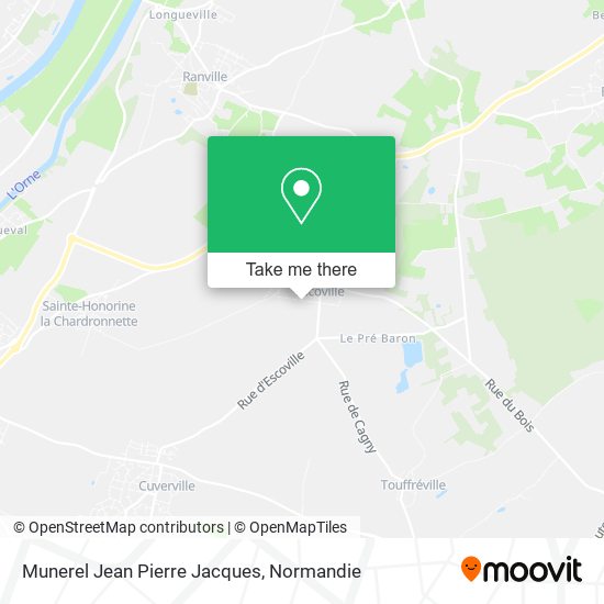 Mapa Munerel Jean Pierre Jacques