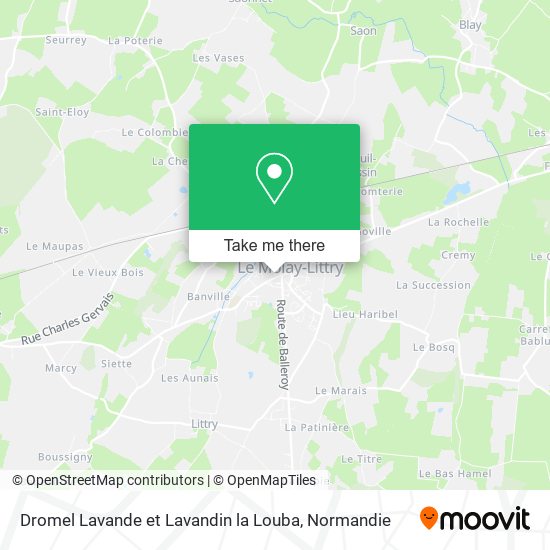 Dromel Lavande et Lavandin la Louba map