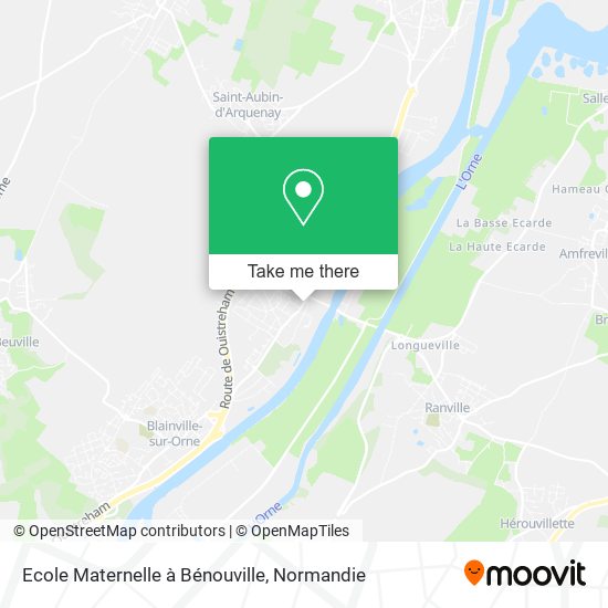 Ecole Maternelle à Bénouville map