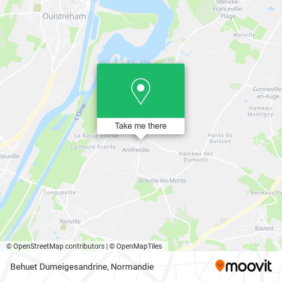 Behuet Dumeigesandrine map