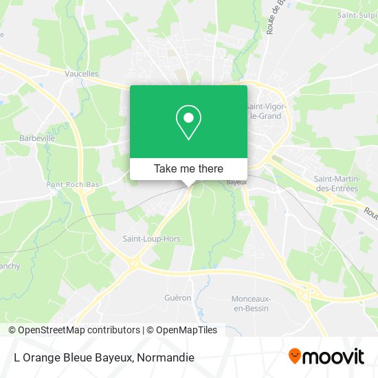 Mapa L Orange Bleue Bayeux