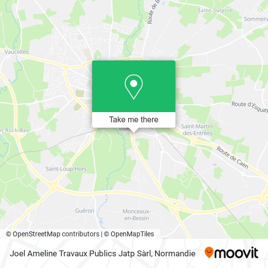 Joel Ameline Travaux Publics Jatp Sàrl map