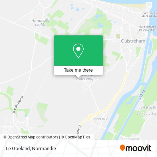 Le Goeland map