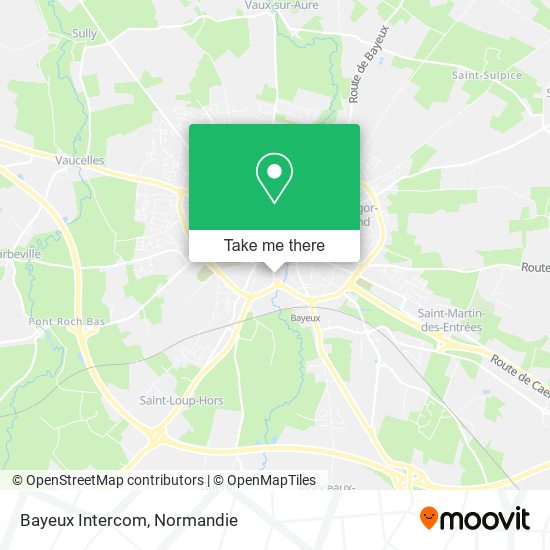 Mapa Bayeux Intercom