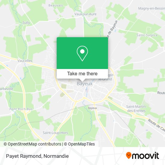 Payet Raymond map