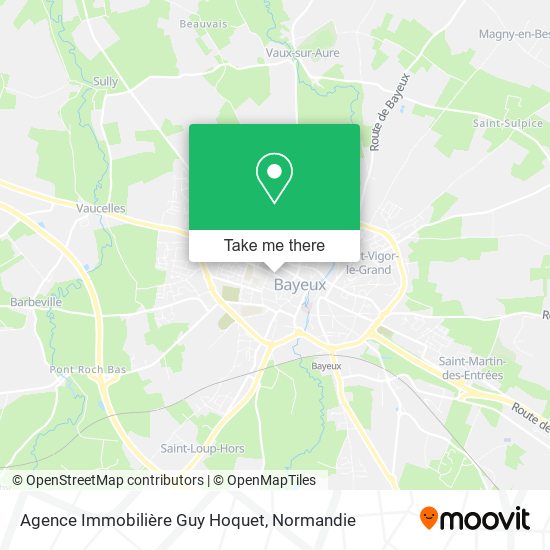 Agence Immobilière Guy Hoquet map