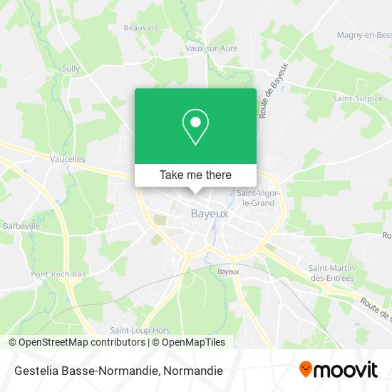 Gestelia Basse-Normandie map