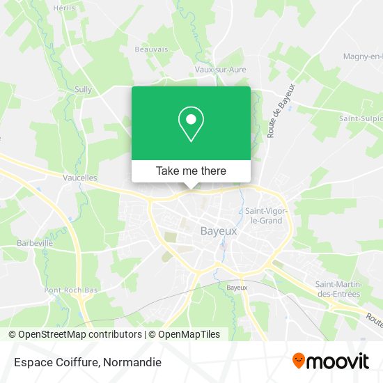 Espace Coiffure map