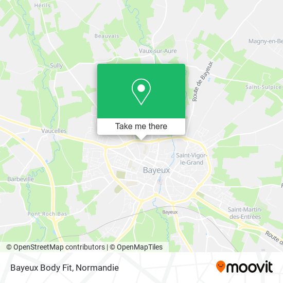 Bayeux Body Fit map