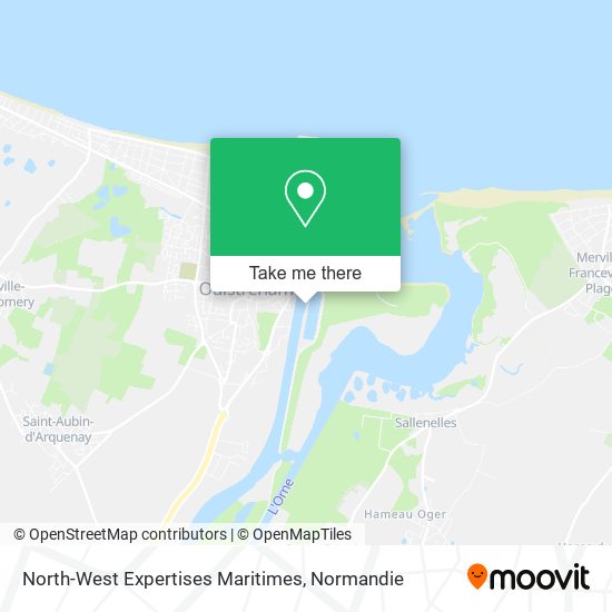 North-West Expertises Maritimes map