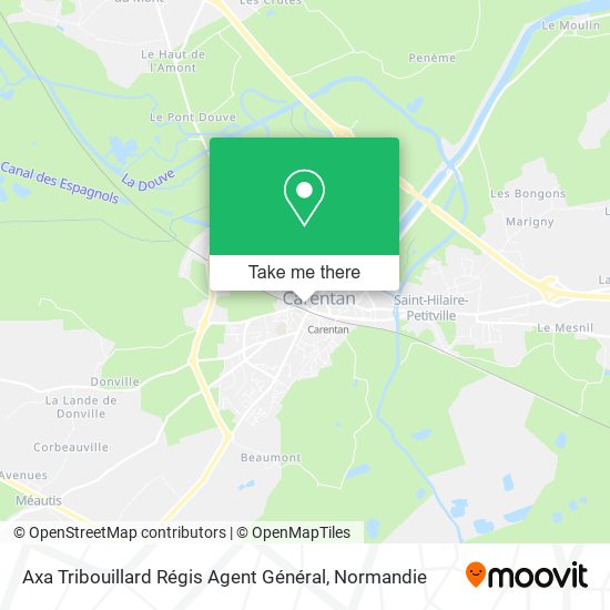 Mapa Axa Tribouillard Régis Agent Général