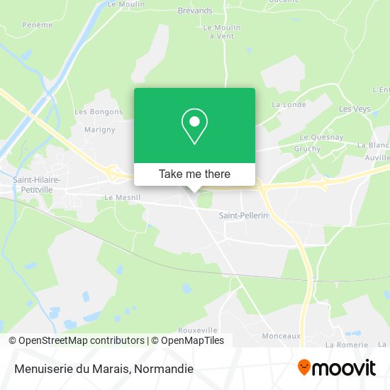 Mapa Menuiserie du Marais