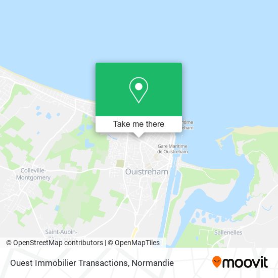 Ouest Immobilier Transactions map