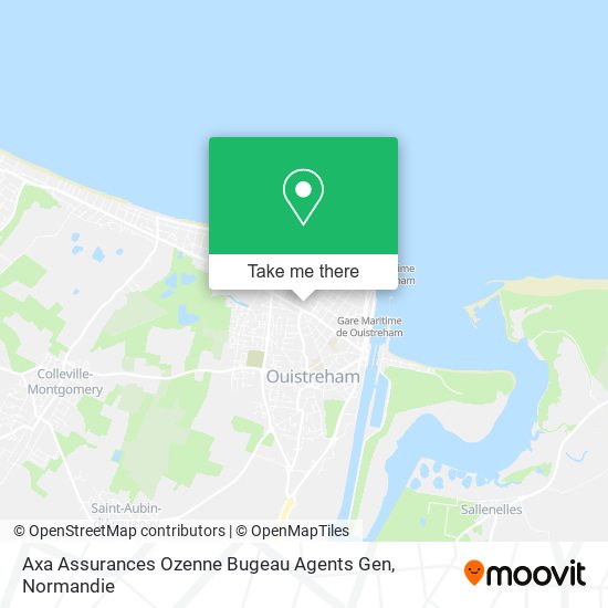 Axa Assurances Ozenne Bugeau Agents Gen map