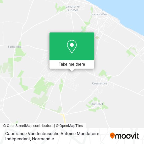 Mapa Capifrance Vandenbussche Antoine Mandataire Indépendant