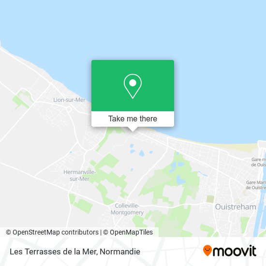 Les Terrasses de la Mer map