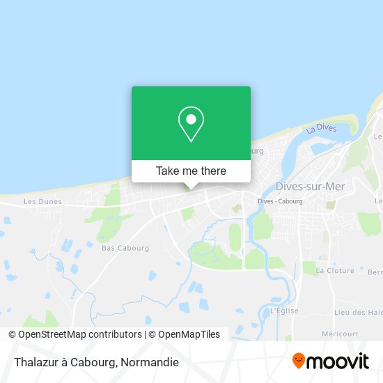 Thalazur à Cabourg map
