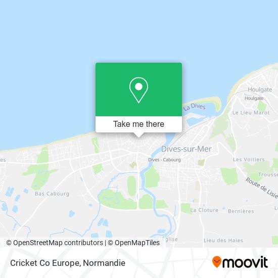 Cricket Co Europe map