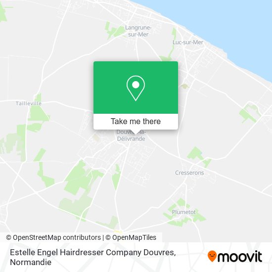Estelle Engel Hairdresser Company Douvres map