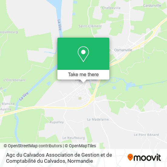 Agc du Calvados Association de Gestion et de Comptabilité du Calvados map