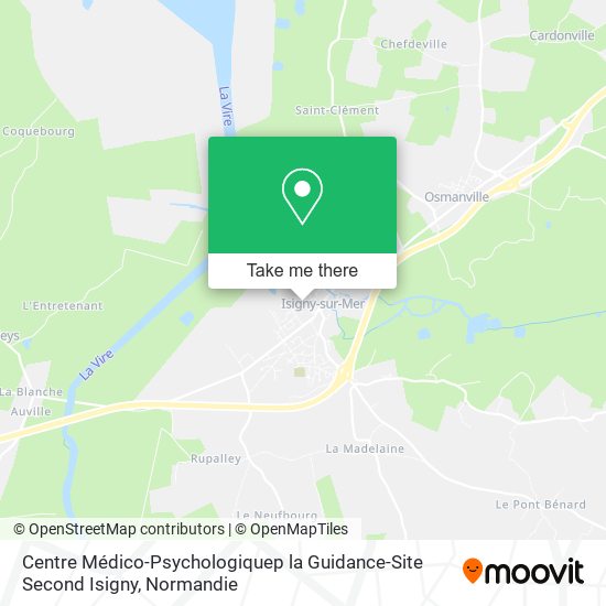Centre Médico-Psychologiquep la Guidance-Site Second Isigny map