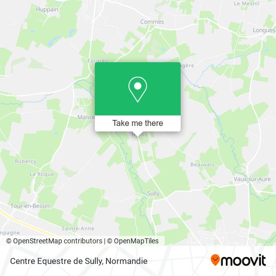 Centre Equestre de Sully map