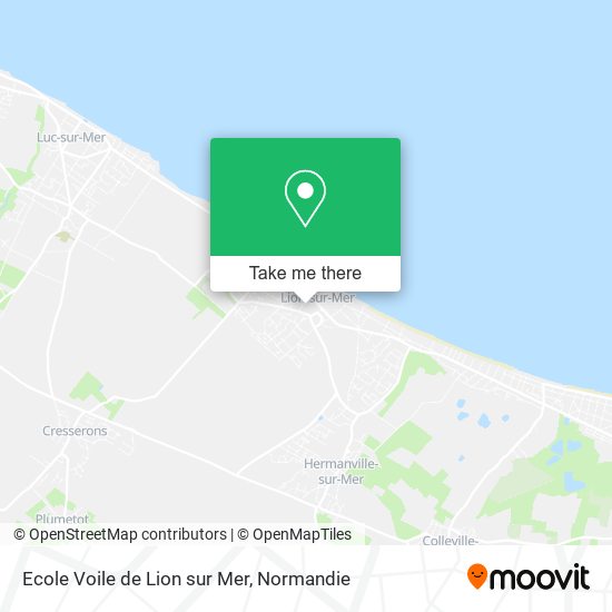 Ecole Voile de Lion sur Mer map