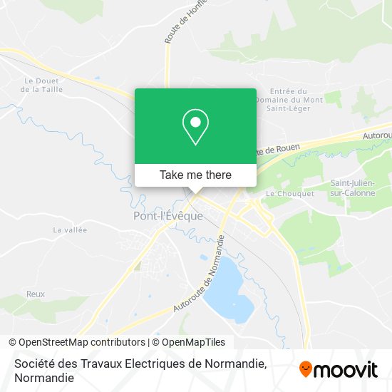 Mapa Société des Travaux Electriques de Normandie