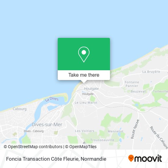 Foncia Transaction Côte Fleurie map