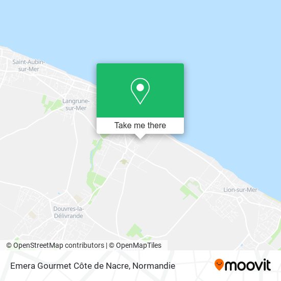 Emera Gourmet Côte de Nacre map