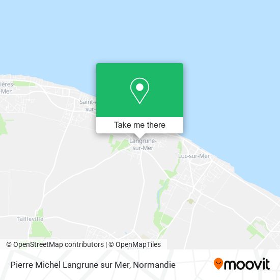 Mapa Pierre Michel Langrune sur Mer